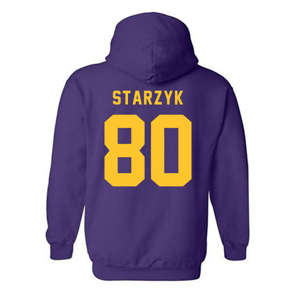 LSU - NCAA Football : Scott Starzyk - Classic Shersey Hooded Sweatshirt-1