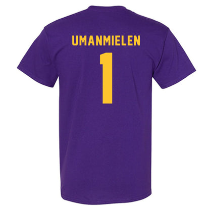 LSU - NCAA Football : Princewill Umanmielen - Classic Shersey T-Shirt-1