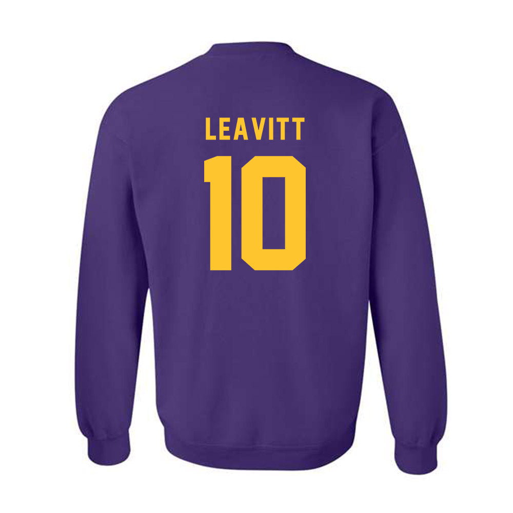 LSU - NCAA Football : Sam Leavitt - Classic Shersey Crewneck Sweatshirt-1
