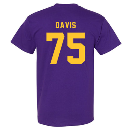 LSU - NCAA Football : Weston Davis - Classic Shersey T-Shirt-1