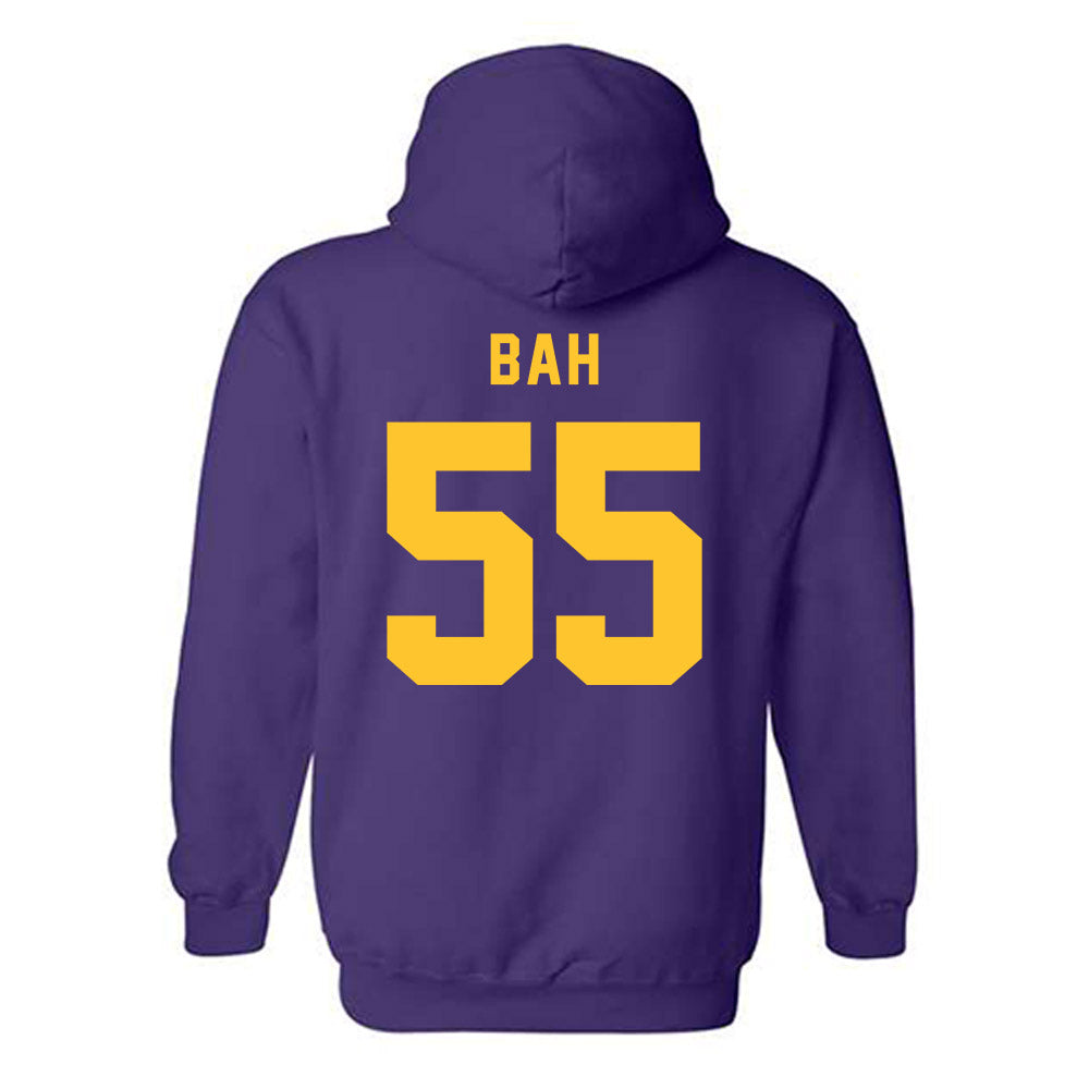 LSU - NCAA Football : Aliou Bah - Classic Shersey Hooded Sweatshirt-1