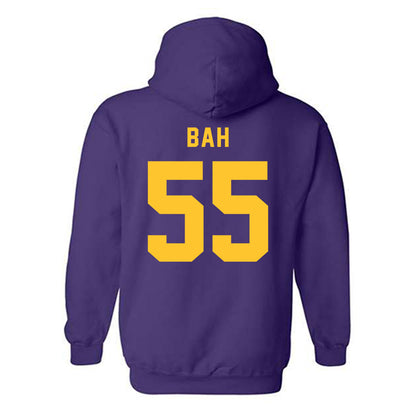 LSU - NCAA Football : Aliou Bah - Classic Shersey Hooded Sweatshirt-1