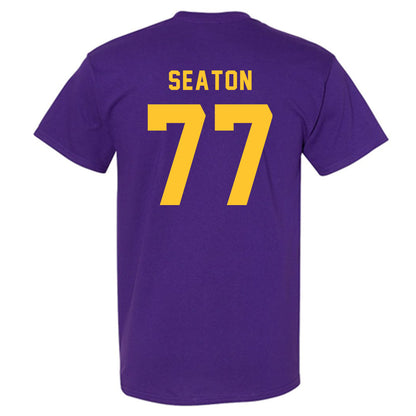 LSU - NCAA Football : Jordan Seaton - Classic Shersey T-Shirt-1