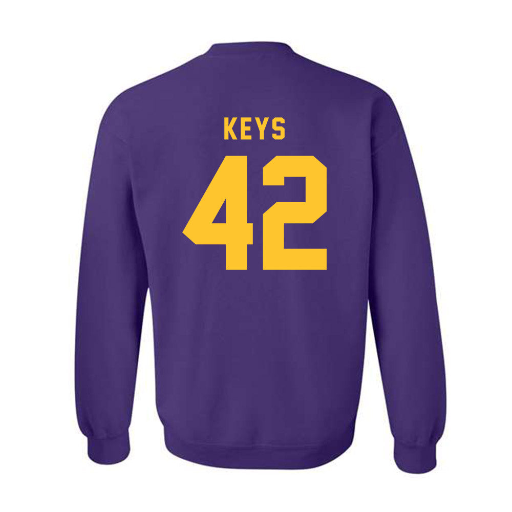 LSU - NCAA Football : Davhon Keys - Classic Shersey Crewneck Sweatshirt-1
