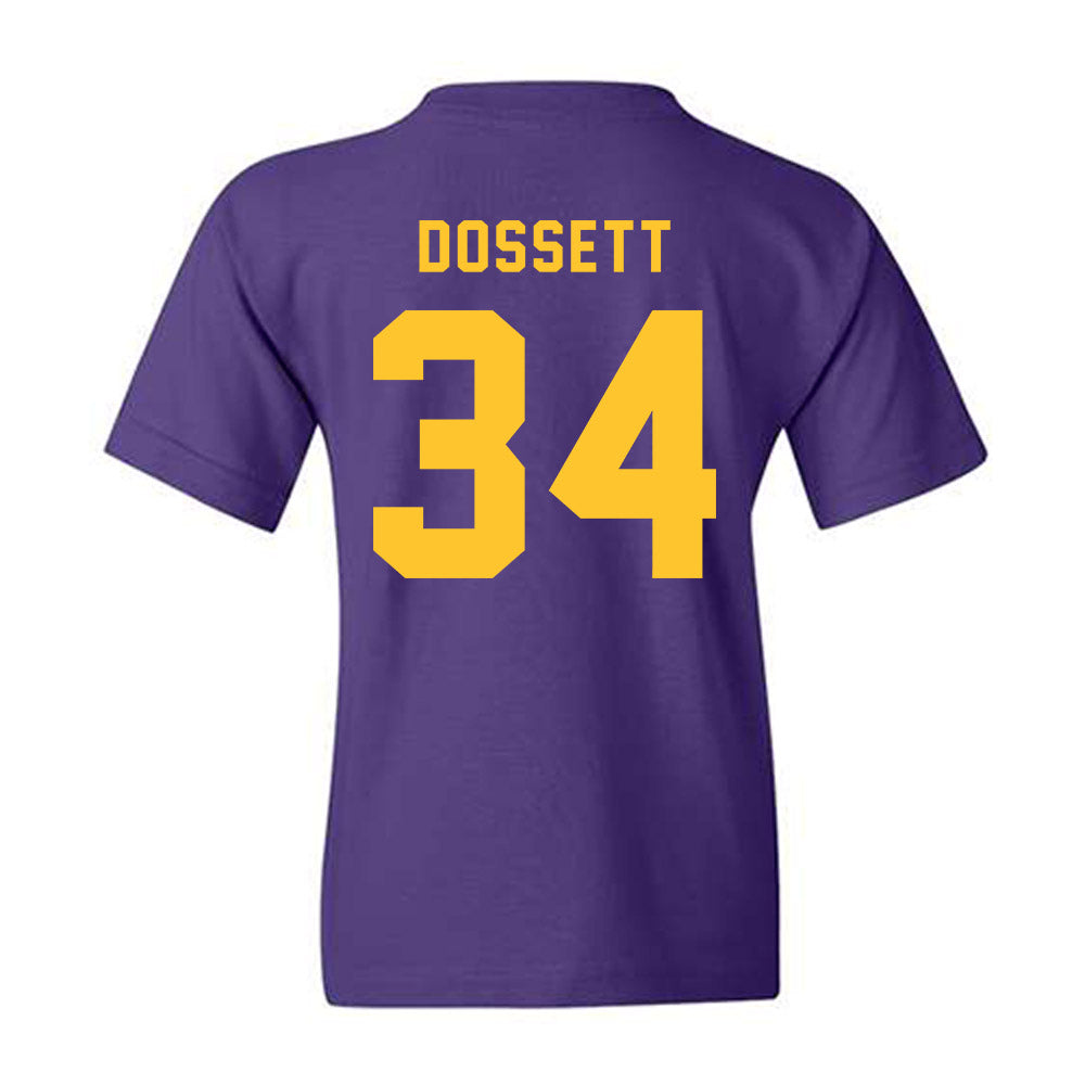 LSU - NCAA Football : Mason Dossett - Classic Shersey Youth T-Shirt-1
