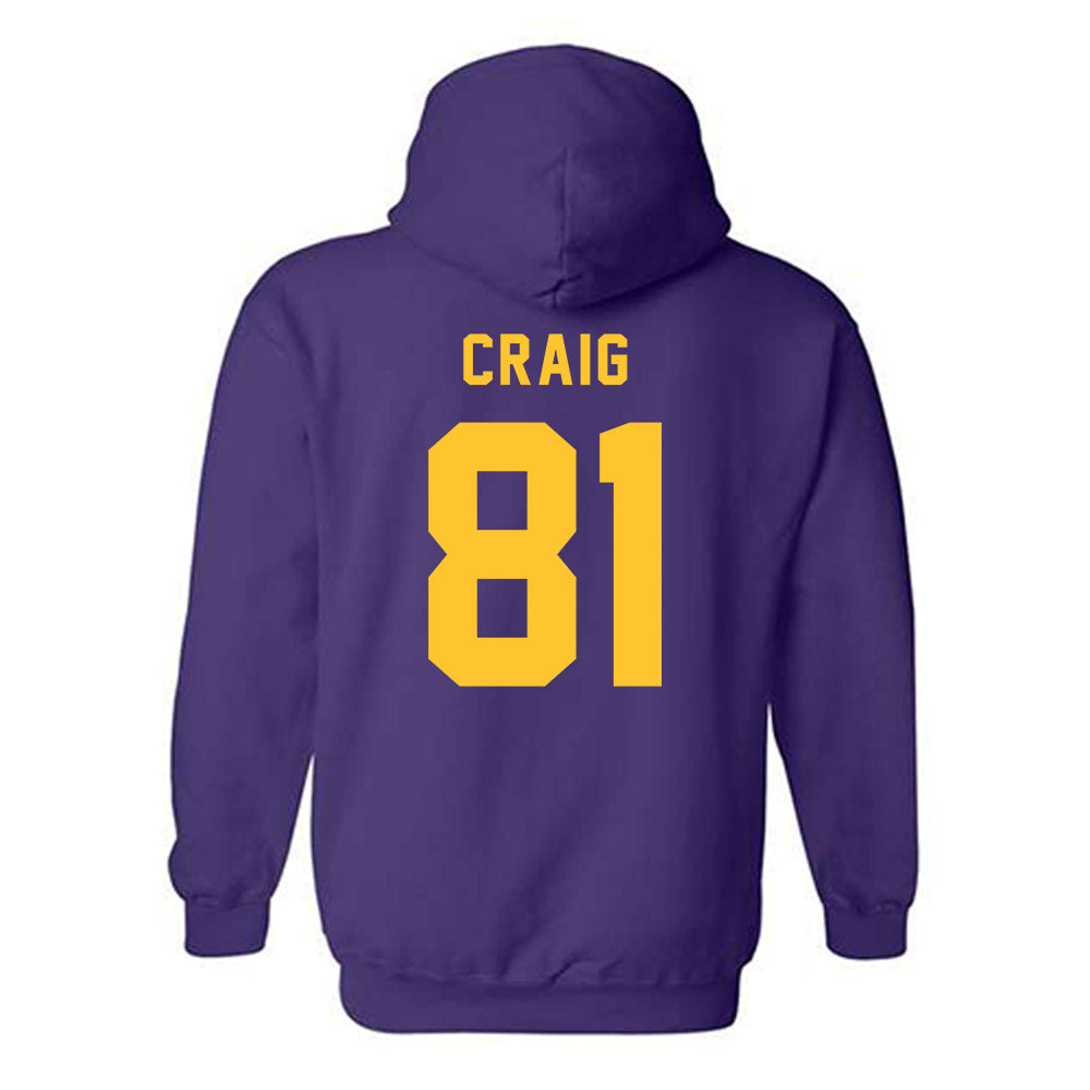 LSU - NCAA Football : Landon Craig - Classic Shersey Hooded Sweatshirt-1