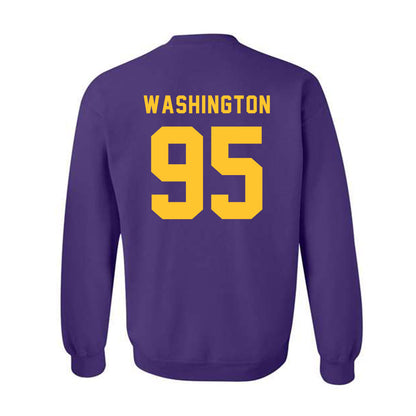 LSU - NCAA Football : Shone Washington - Classic Shersey Crewneck Sweatshirt-1
