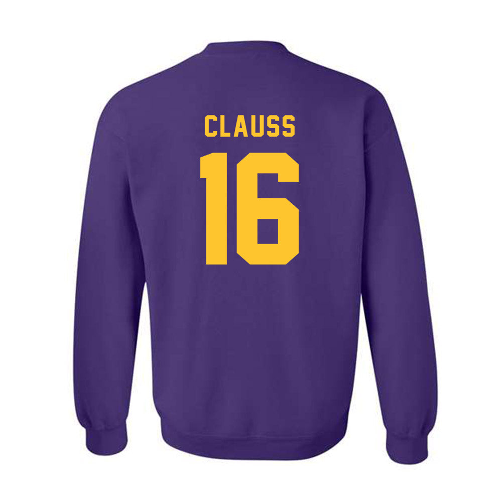 LSU - NCAA Baseball : Ethan Clauss - Classic Shersey Crewneck Sweatshirt-1