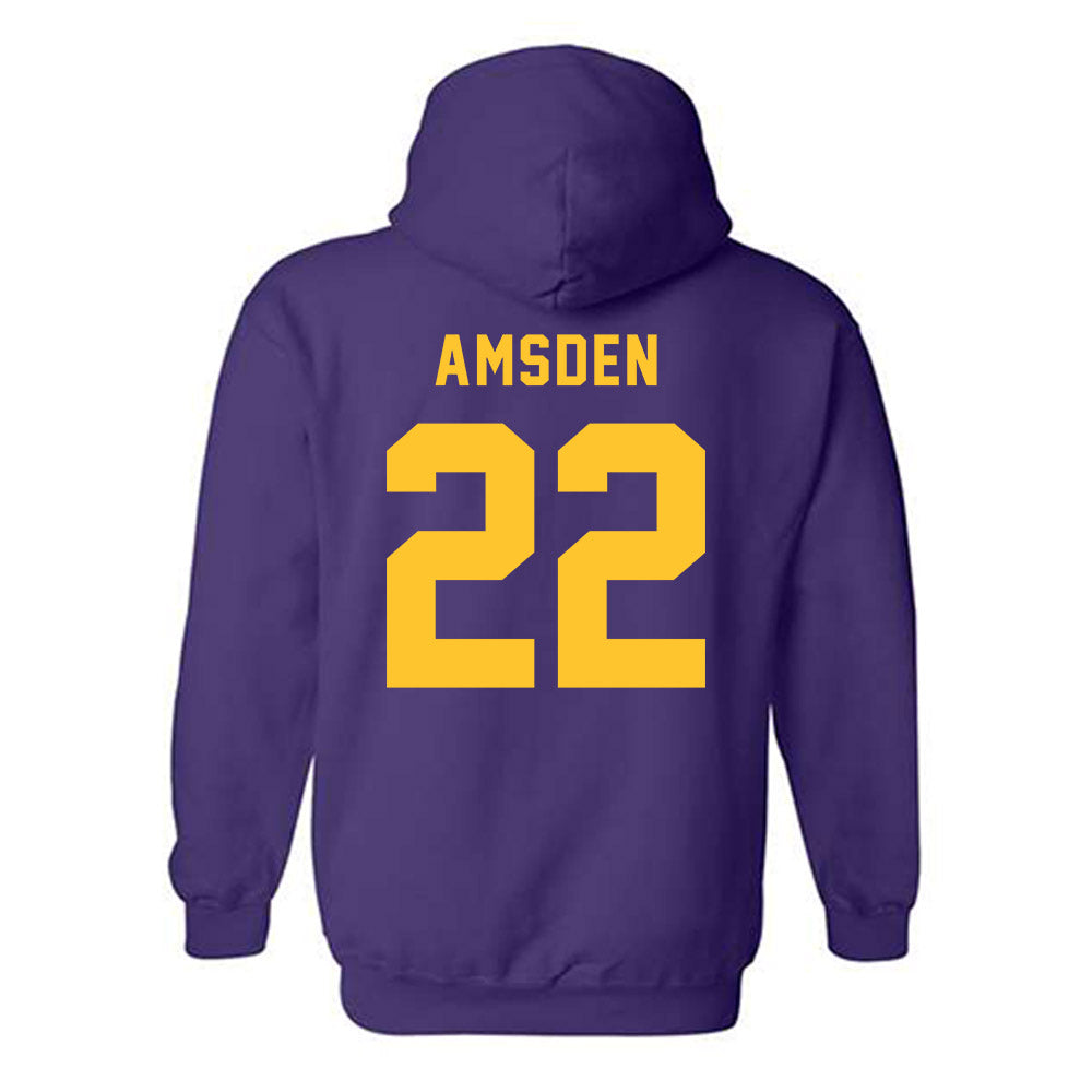 LSU - NCAA Women's Soccer : Ava Amsden - Classic Shersey Hooded Sweatshirt-1