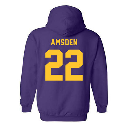 LSU - NCAA Women's Soccer : Ava Amsden - Classic Shersey Hooded Sweatshirt-1