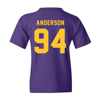 LSU - NCAA Football : Richard Anderson - Classic Shersey Youth T-Shirt-1