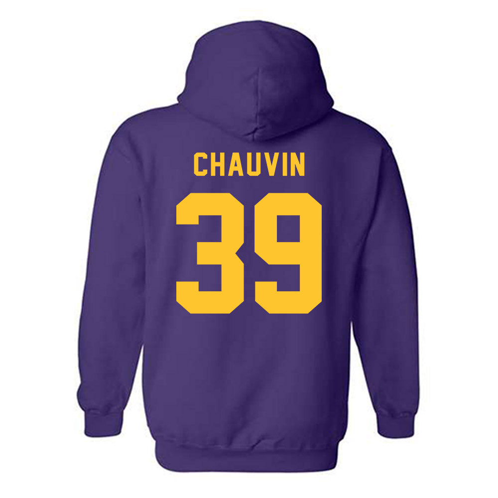 LSU - NCAA Football : Reid Chauvin - Classic Shersey Hooded Sweatshirt-1