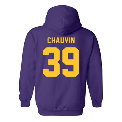 LSU - NCAA Football : Reid Chauvin - Classic Shersey Hooded Sweatshirt-1