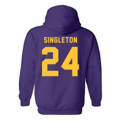 LSU - NCAA Football : Tylen Singleton - Classic Shersey Hooded Sweatshirt-1