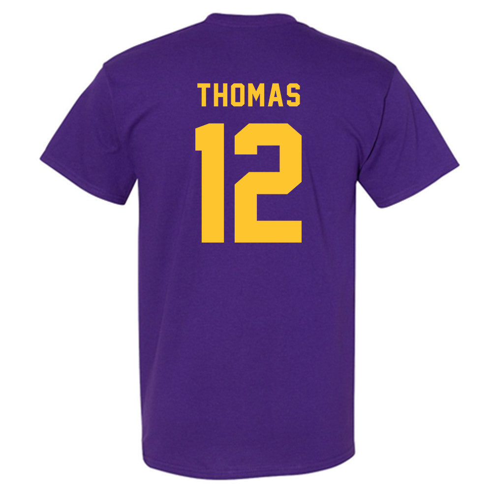 LSU - NCAA Football : Malachi Thomas - Classic Shersey T-Shirt-1