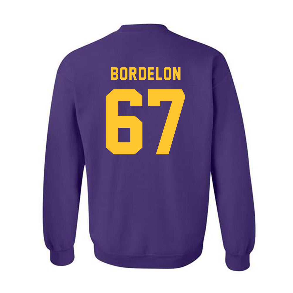 LSU - NCAA Football : Bo Bordelon - Classic Shersey Crewneck Sweatshirt-1