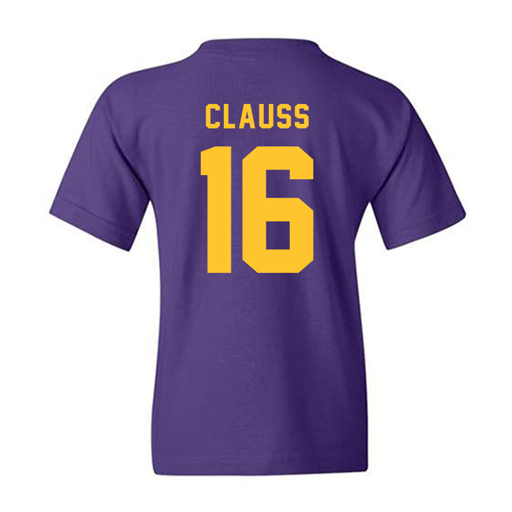 LSU - NCAA Baseball : Ethan Clauss - Classic Shersey Youth T-Shirt-1