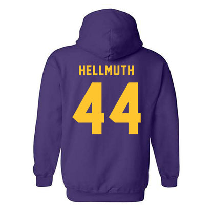 LSU - NCAA Beach Volleyball : Emily Hellmuth - Classic Shersey Hooded Sweatshirt-1