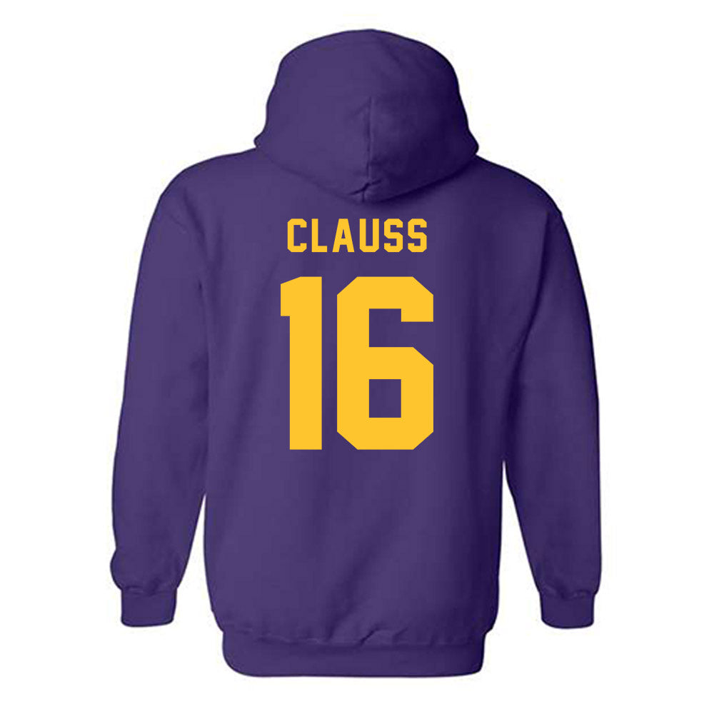 LSU - NCAA Baseball : Ethan Clauss - Classic Shersey Hooded Sweatshirt-1