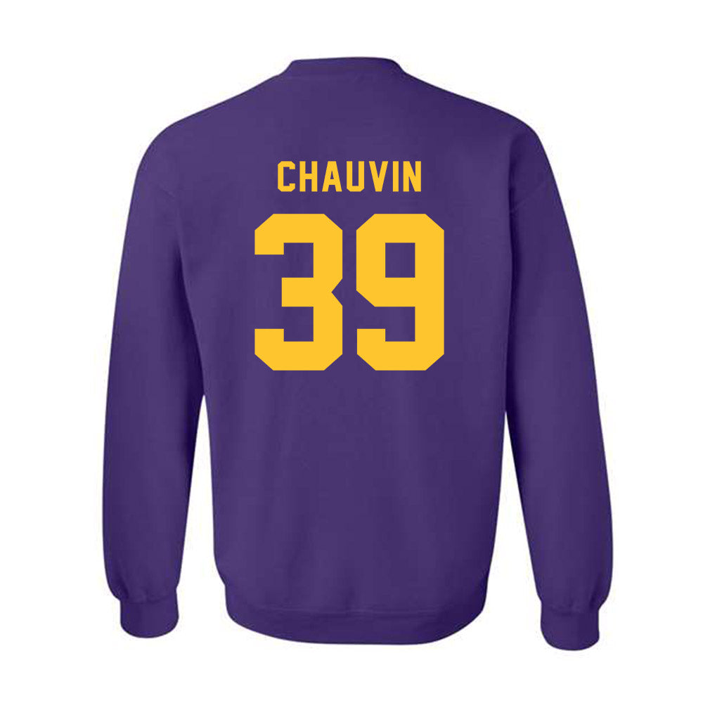 LSU - NCAA Football : Reid Chauvin - Classic Shersey Crewneck Sweatshirt-1