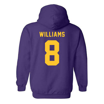 LSU - NCAA Women's Basketball : Jada Williams - Classic Shersey Hooded Sweatshirt-1