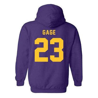 LSU - NCAA Football : Stacy Gage - Classic Shersey Hooded Sweatshirt-1