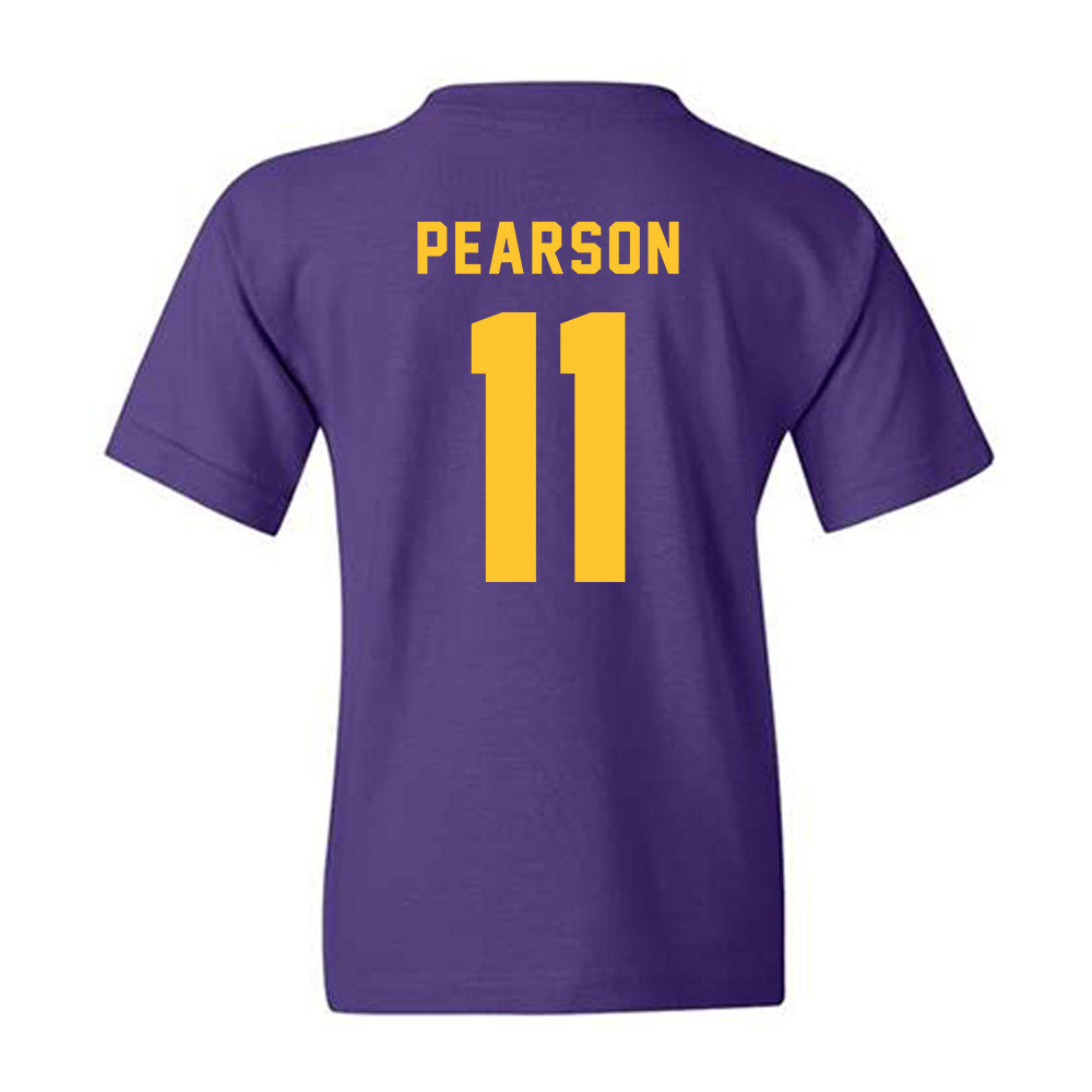 LSU - NCAA Baseball : John Pearson - Classic Shersey Youth T-Shirt-1