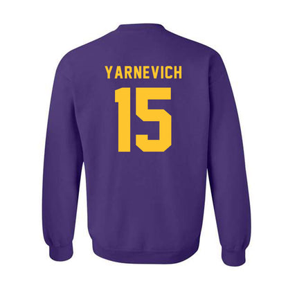 LSU - NCAA Women's Basketball : Meghan Yarnevich - Classic Shersey Crewneck Sweatshirt-1
