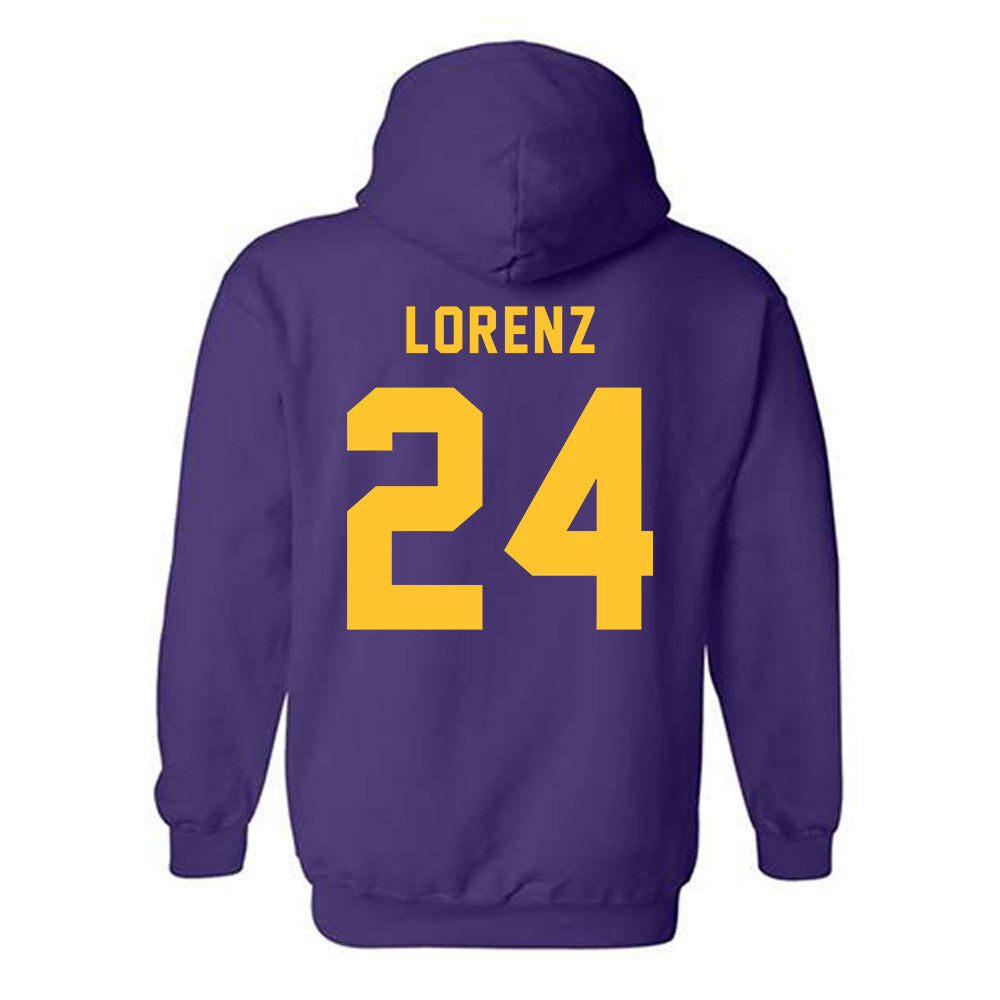 LSU - NCAA Softball : Charlize Lorenz - Classic Shersey Hooded Sweatshirt-1