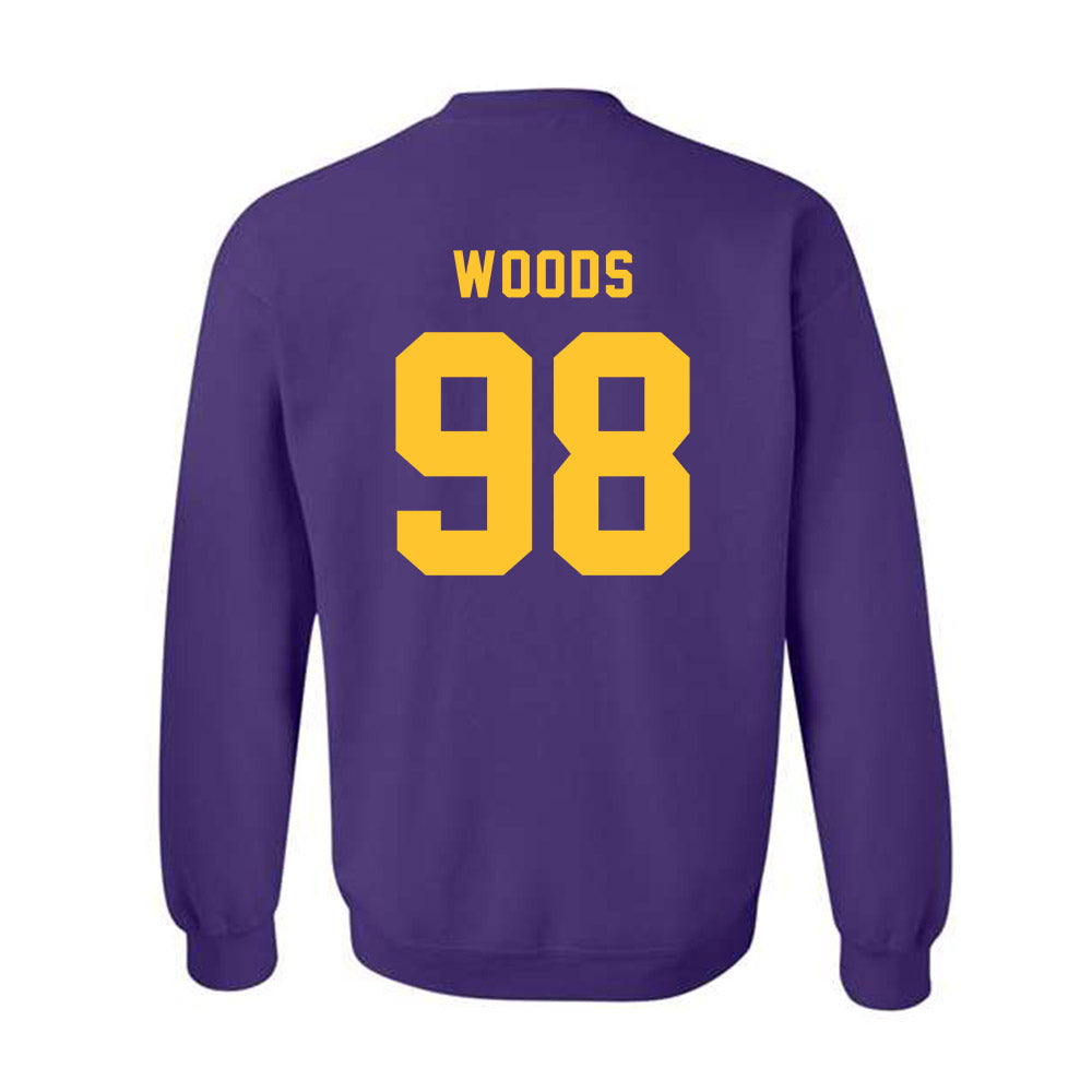 LSU - NCAA Football : Achilles Woods - Classic Shersey Crewneck Sweatshirt-1