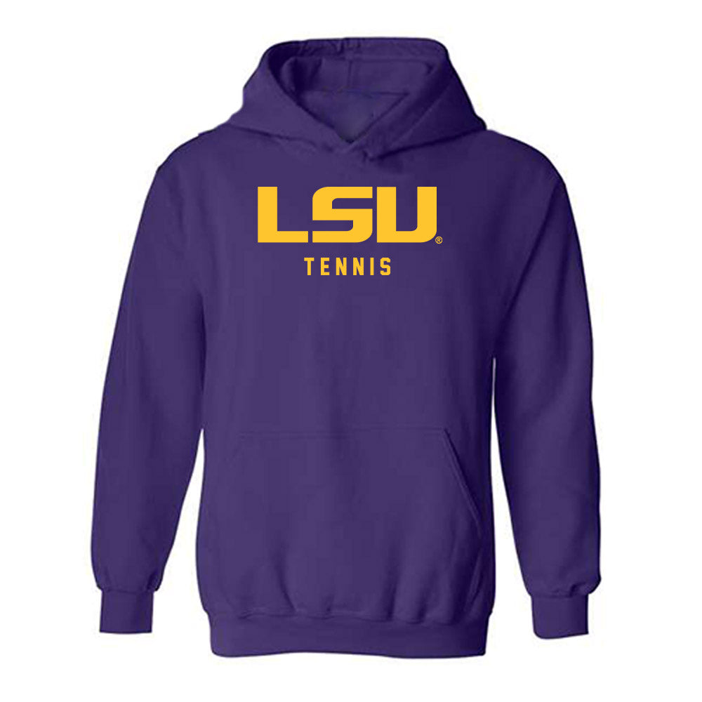 LSU - NCAA Women's Tennis : Addison Lanton - Classic Shersey Hooded Sweatshirt-0