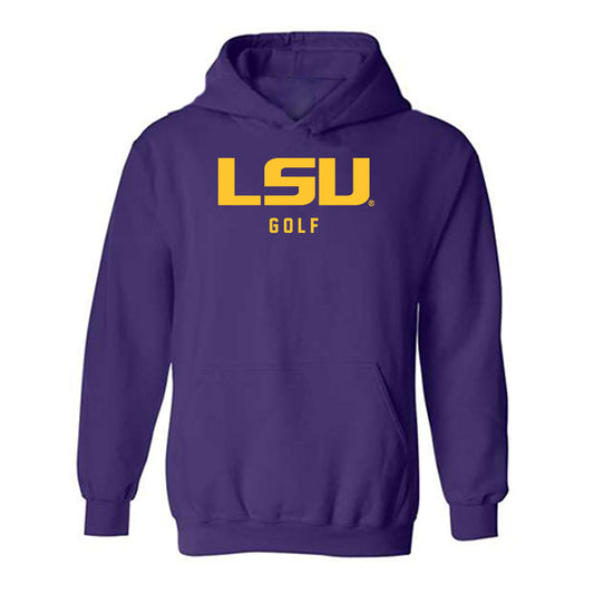 LSU - NCAA Men's Golf : Austin Randall - Classic Shersey Hooded Sweatshirt-0