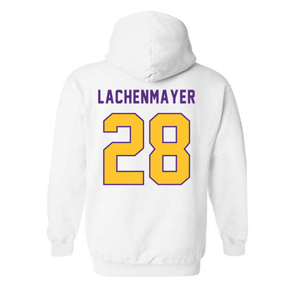 LSU - NCAA Baseball : Danny Lachenmayer - Classic Shersey Hooded Sweatshirt-1