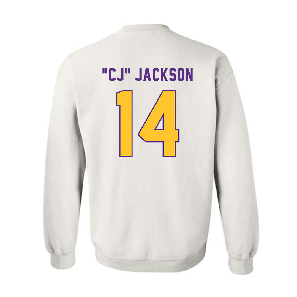 LSU - NCAA Football : Christopher "CJ" Jackson - Classic Shersey Crewneck Sweatshirt-1