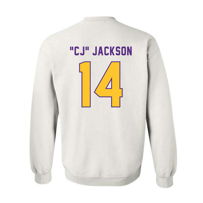 LSU - NCAA Football : Christopher "CJ" Jackson - Classic Shersey Crewneck Sweatshirt-1
