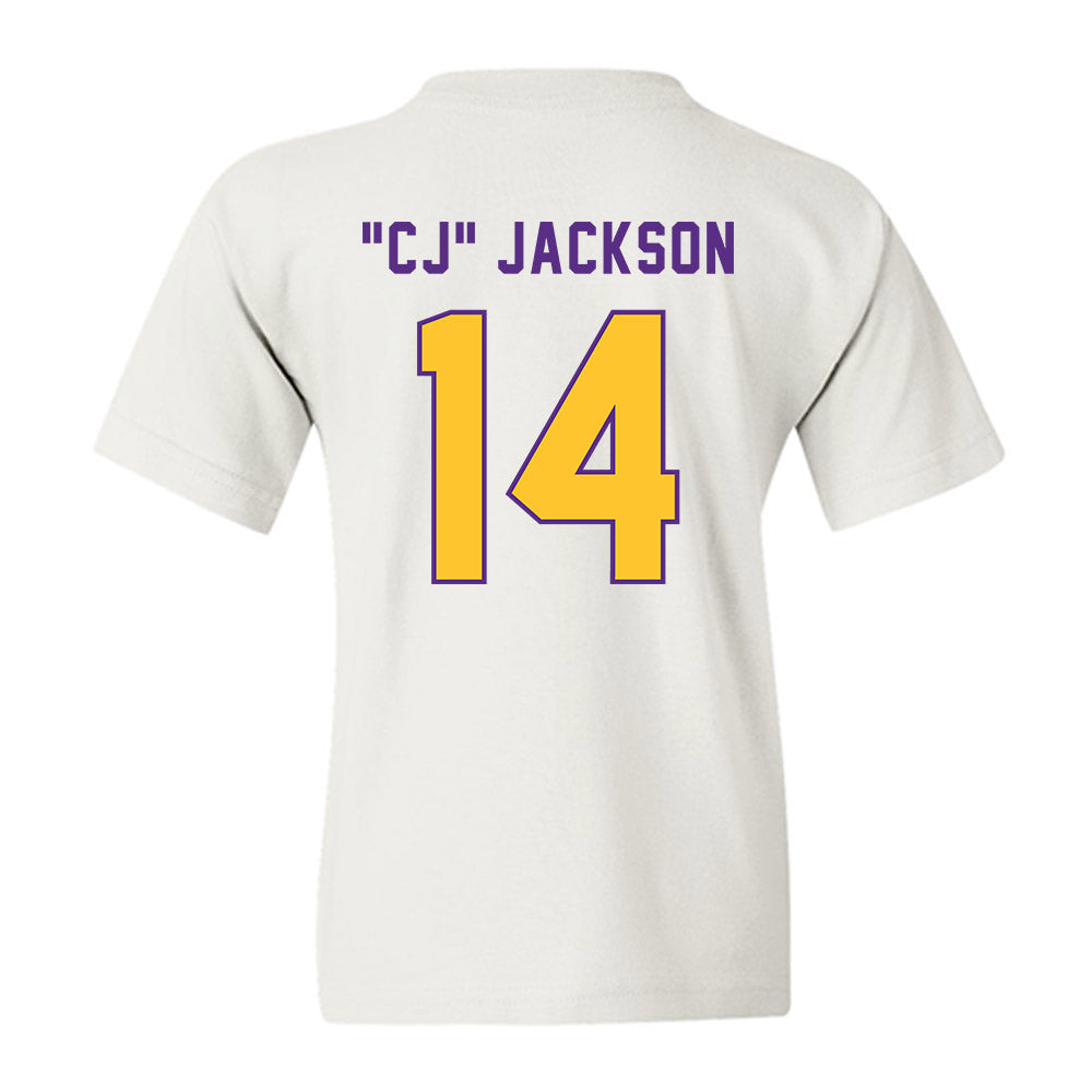 LSU - NCAA Football : Christopher "CJ" Jackson - Classic Shersey Youth T-Shirt-1