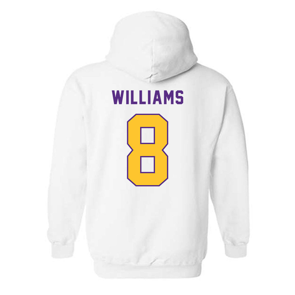 LSU - NCAA Women's Basketball : Jada Williams - Classic Shersey Hooded Sweatshirt-1