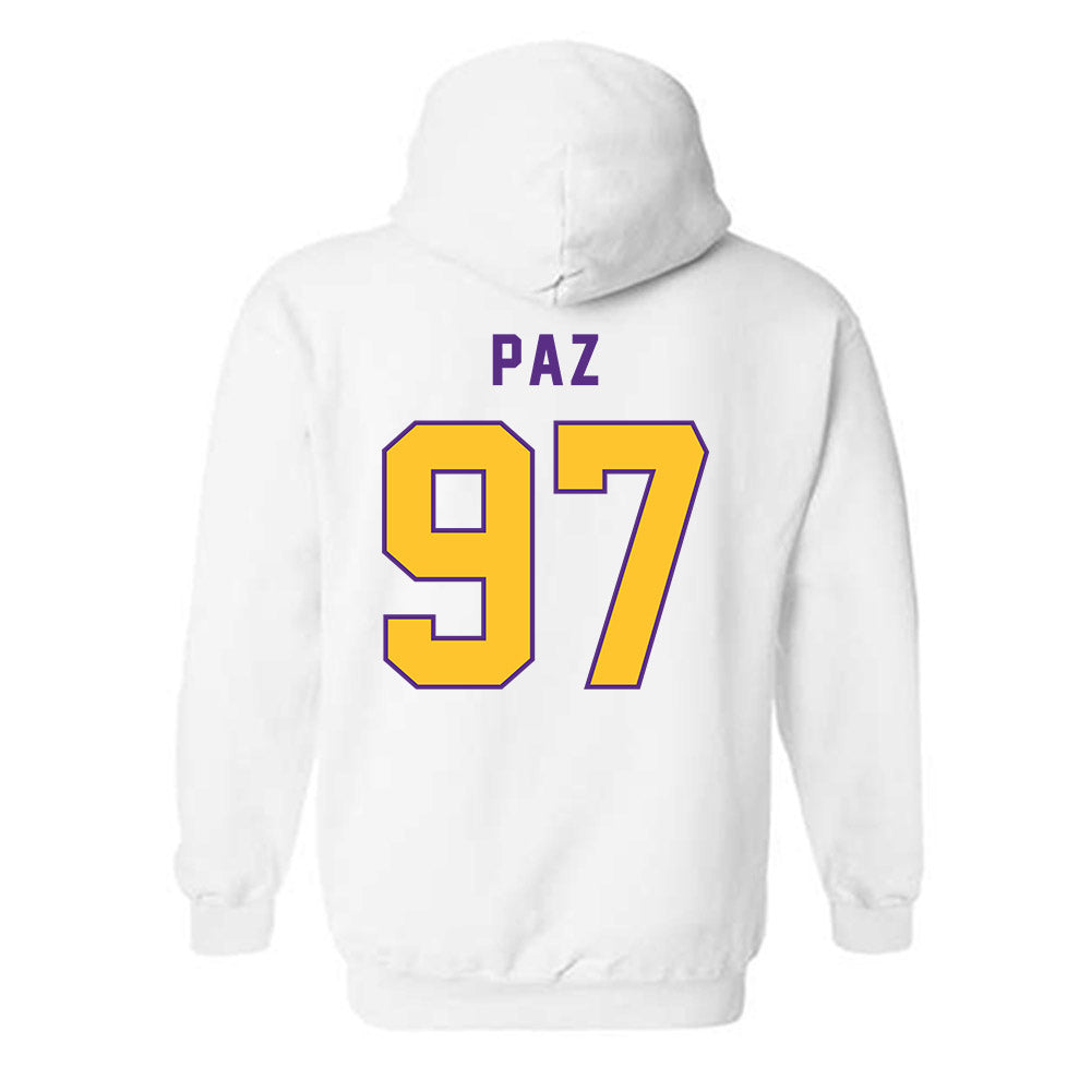LSU - NCAA Baseball : Marcos Paz - Classic Shersey Hooded Sweatshirt-1