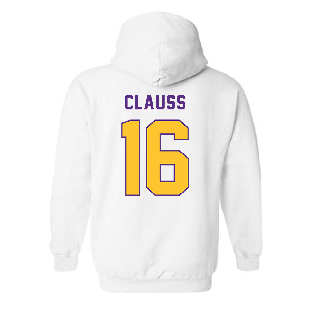 LSU - NCAA Baseball : Ethan Clauss - Classic Shersey Hooded Sweatshirt-1