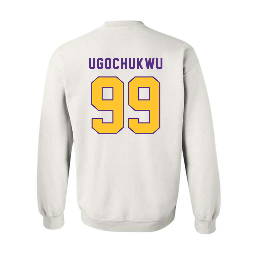 LSU - NCAA Men's Basketball : Divine-Collins Ugochukwu - Classic Shersey Crewneck Sweatshirt-1