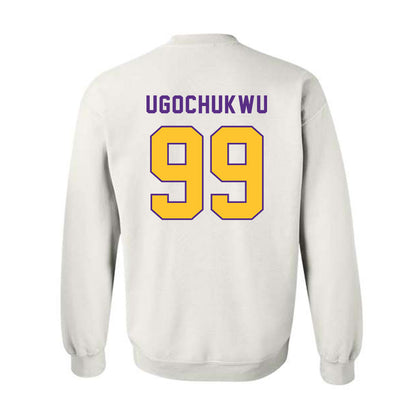 LSU - NCAA Men's Basketball : Divine-Collins Ugochukwu - Classic Shersey Crewneck Sweatshirt-1