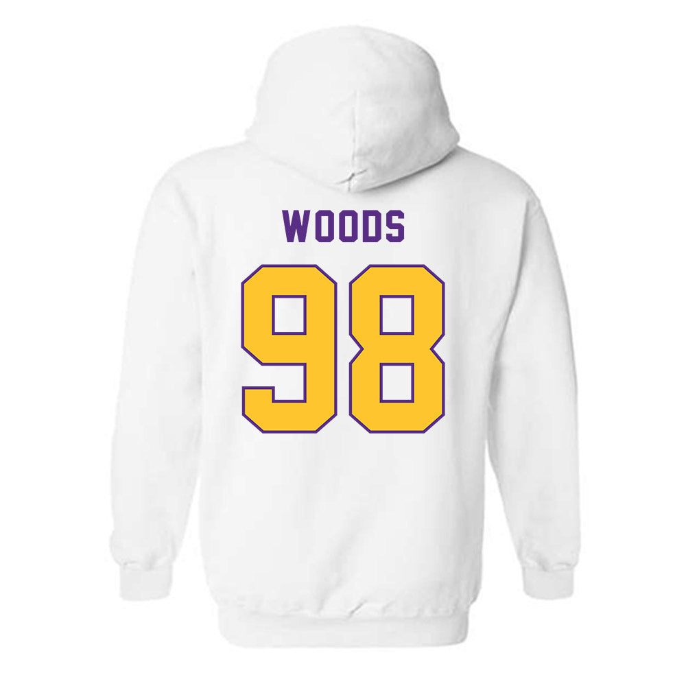 LSU - NCAA Football : Achilles Woods - Classic Shersey Hooded Sweatshirt-1