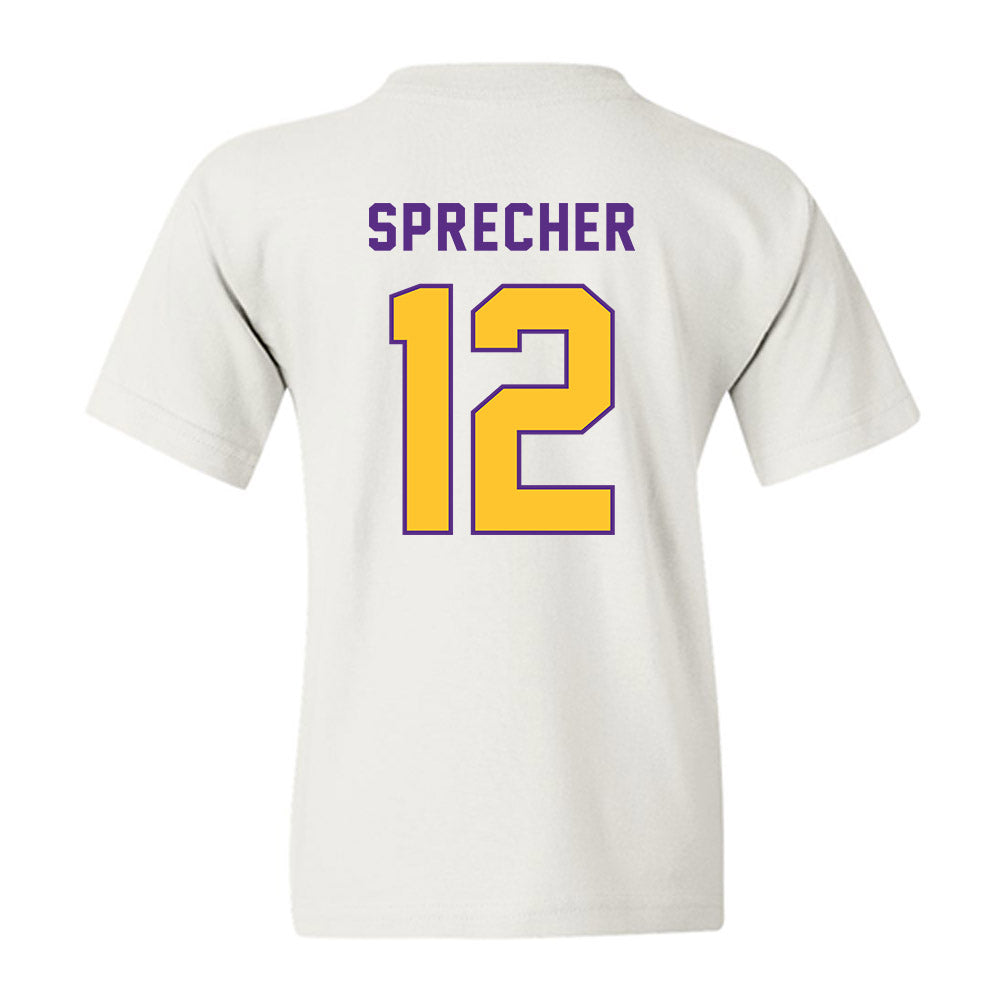 LSU - NCAA Beach Volleyball : Julia Sprecher - Classic Shersey Youth T-Shirt-1