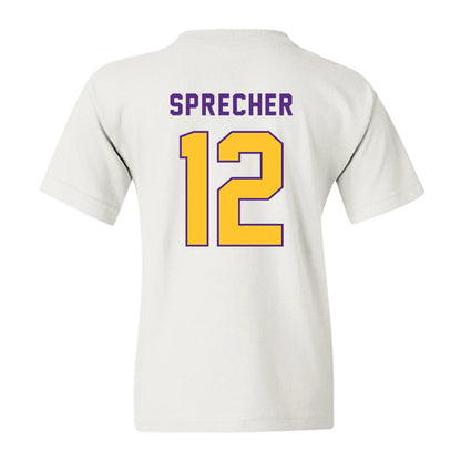 LSU - NCAA Beach Volleyball : Julia Sprecher - Classic Shersey Youth T-Shirt-1