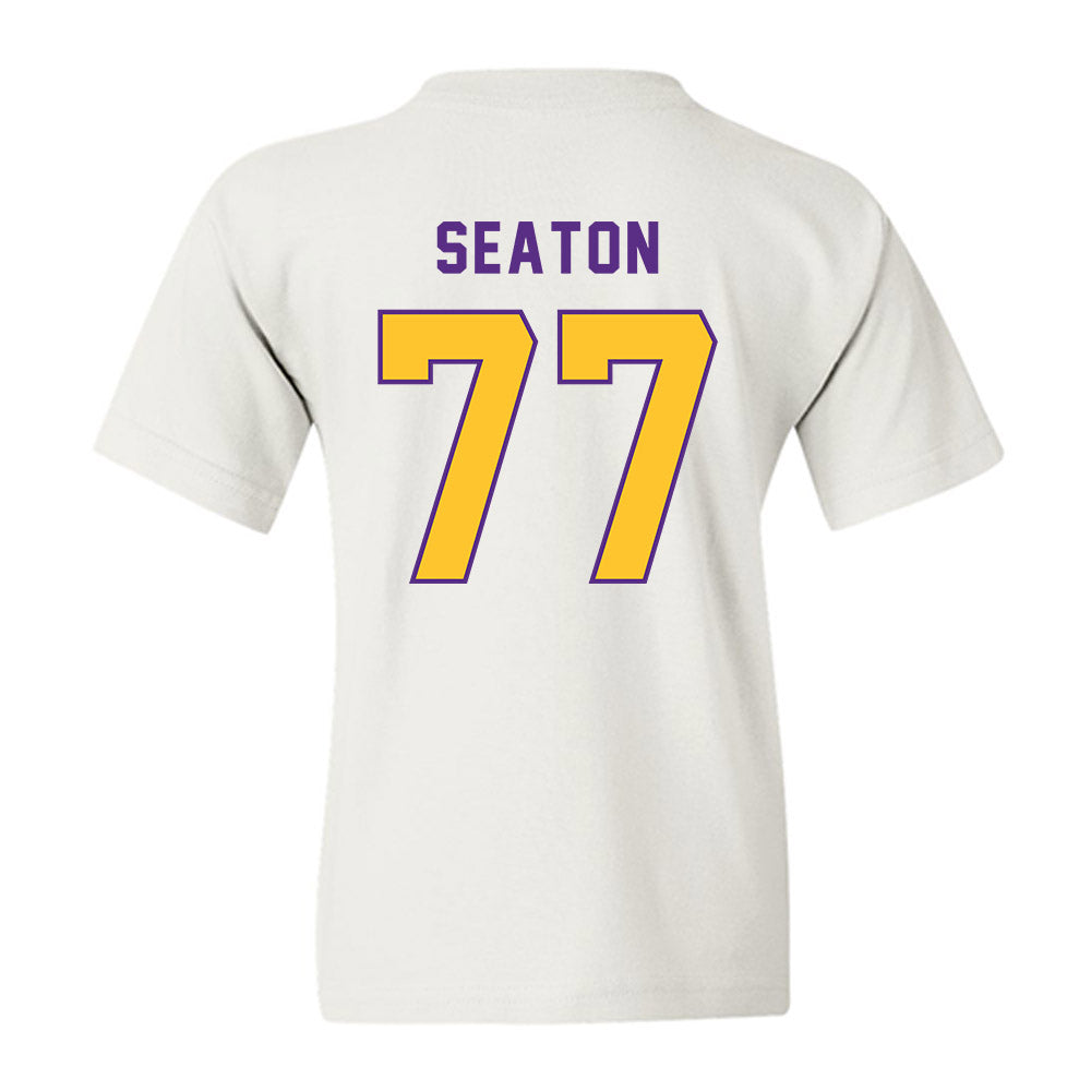 LSU - NCAA Football : Jordan Seaton - Classic Shersey Youth T-Shirt-1