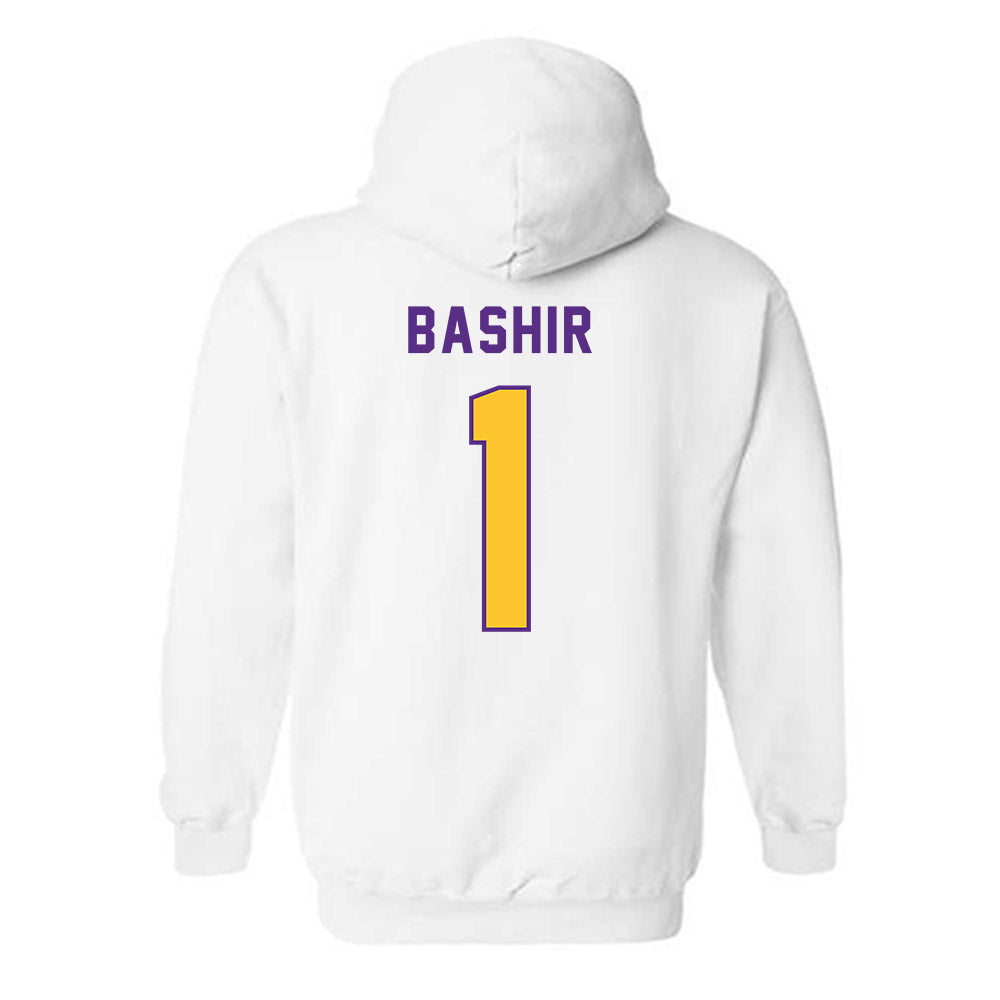 LSU - NCAA Men's Basketball : Abdi Bashir - Classic Shersey Hooded Sweatshirt-1