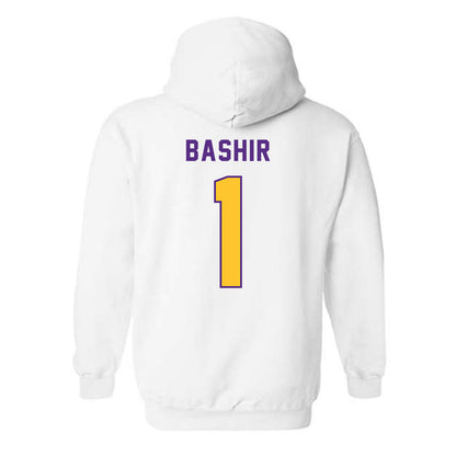 LSU - NCAA Men's Basketball : Abdi Bashir - Classic Shersey Hooded Sweatshirt-1