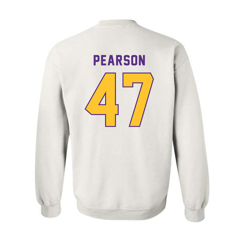 LSU - NCAA Baseball : John Pearson - Classic Shersey Crewneck Sweatshirt-1