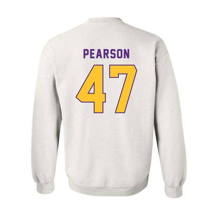 LSU - NCAA Baseball : John Pearson - Classic Shersey Crewneck Sweatshirt-1