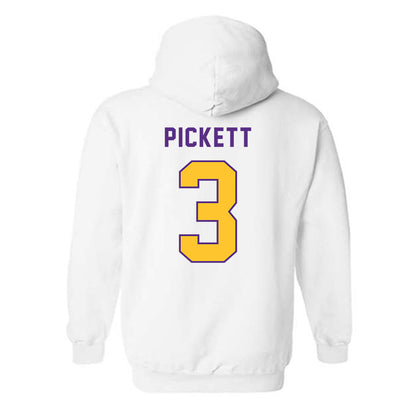 LSU - NCAA Football : DJ Pickett - Classic Shersey Hooded Sweatshirt-1
